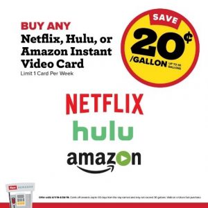 Kwik Trip ad for streaming gift cards